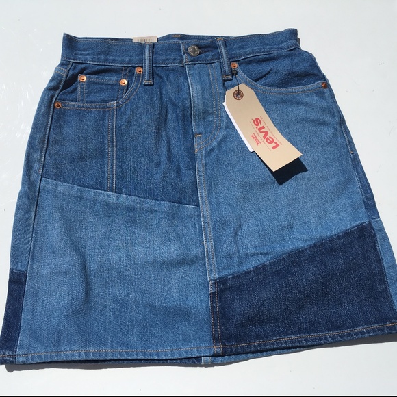 Levi's Dresses & Skirts - Levis The Every Day Pacific Indigo Denim Skirt